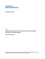 Academic support services among African-American male high school student-athletes
